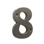 Valley Forge Door Numerals Beeswax No. 8