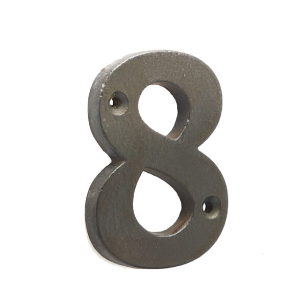 Valley Forge Door Numerals Beeswax No. 8