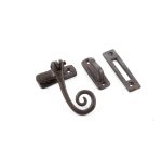 Valley Forge Range Curly Tail Casement Fasteners 90x55mm Beeswax