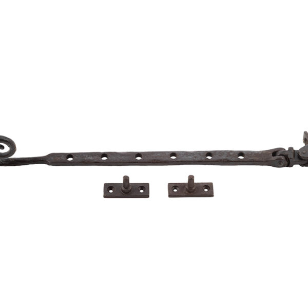 Valley Forge Curly Tail Casement Stays 305x15x6mm Beeswax