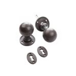 Round Mortice Door Knob Beeswax