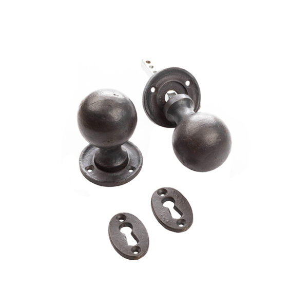 Round Mortice Door Knob Beeswax