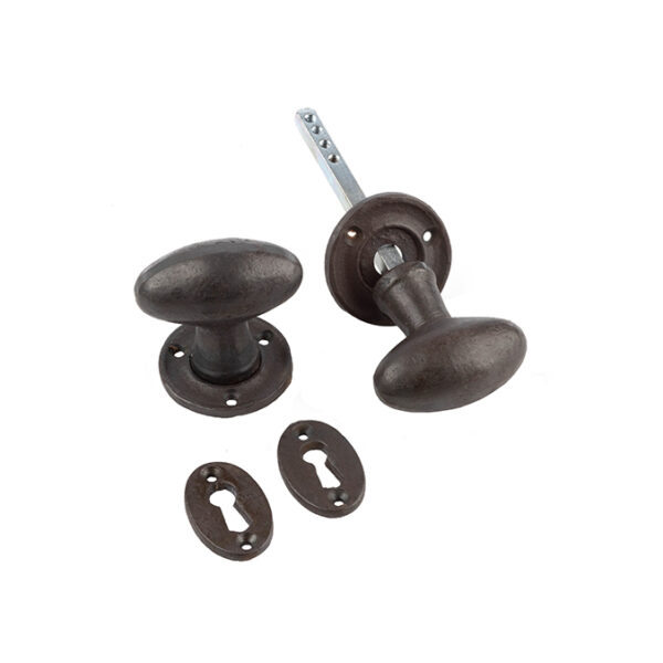 Oval Mortice Door Knob Beeswax