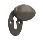 Valley Forge Oval Covered Escutcheon 50x31x9mm Beeswax