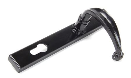 Black Cottage Slimline Lever Espag. Lock Set | 33035 - Image 4