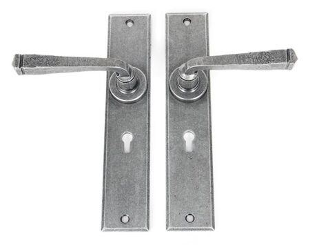 Pewter Large Avon Lever Lock Set | 33089 - Image 4