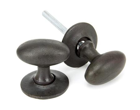 Beeswax Oval Mortice/Rim Knob Set | 33229 - Image 3