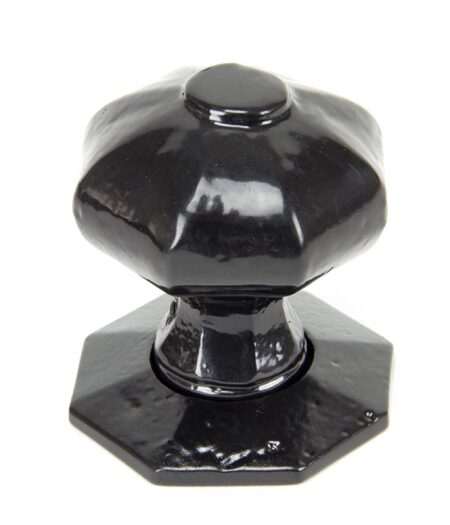 Black Octagonal Mortice/Rim Knob Set | 33250 - Image 4