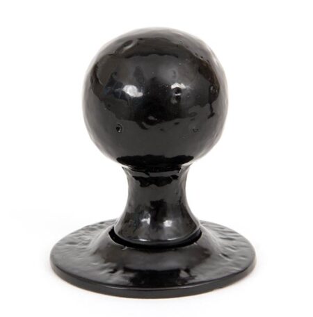 Black Round Mortice/Rim Knob Set | 33252 - Image 3