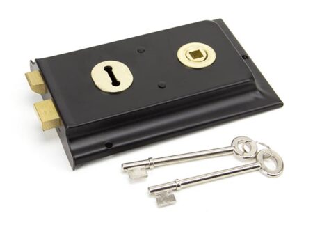 Black Rim Lock & Cast Iron Cover | 33299 - Image 3