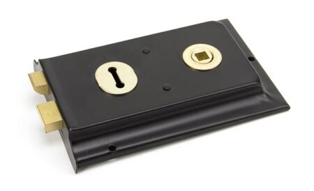 Black Rim Lock & Cast Iron Cover | 33299 - Image 4