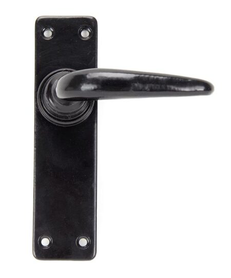 Black Smooth Lever Latch Set | 33317 - Image 3