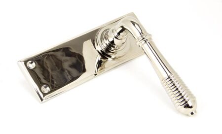 Polished Nickel Reeded Lever Latch Set | 33325 - Image 3