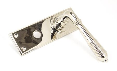 Polished Nickel Reeded Lever Bathroom Set | 33326 - Image 3