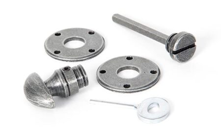 Pewter Round Bathroom Thumbturn | 33383 - Image 3