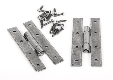 Pewter 3¼" H Hinge (pair) | 33399 - Image 4