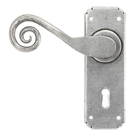 Pewter Monkeytail Lever Lock Set | 33615 - Image 3