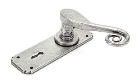 Pewter Monkeytail Lever Lock Set | 33615 - Image 4