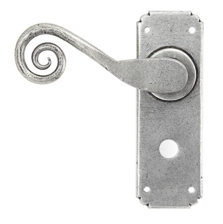 Pewter Monkeytail Lever Bathroom Set | 33617 - Image 3
