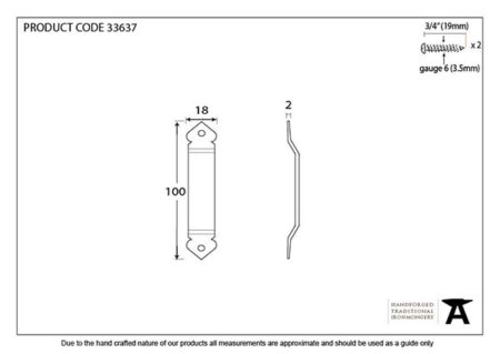 Pewter Gothic Screw on Staple | 33637 - Image 2