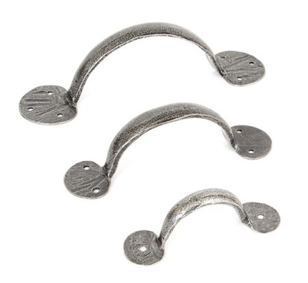 Pewter 6" Bean D Handle | 33646 - Image 3
