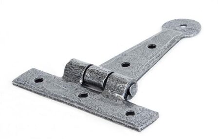 Pewter 4" Penny End T Hinge (pair) | 33650 - Image 3