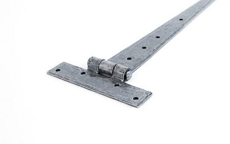 Pewter 12" Penny End T Hinge (pair) | 33652 - Image 3