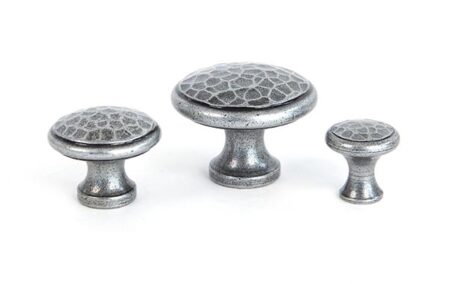 Pewter Hammered Cabinet Knob - Small | 33705 - Image 4