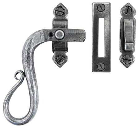 Pewter Locking Shepherd's Crook Fastener - LH | 33710 - Image 4