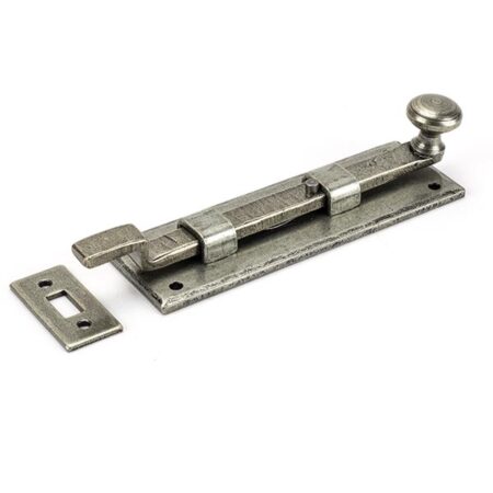 Pewter 6" Cranked Knob Bolt | 33724 - Image 3