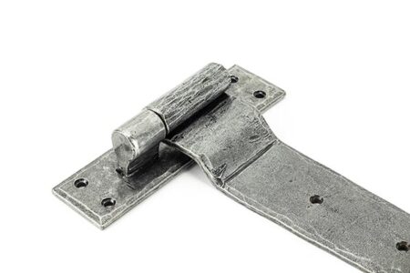Pewter 35" Hook & Band Hinge - Cranked (pair) | 33741 - Image 4