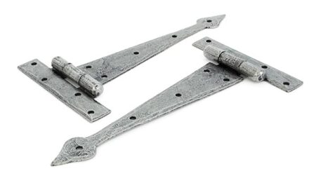 Pewter 9" Arrow Head T Hinge (pair) | 33790 - Image 4