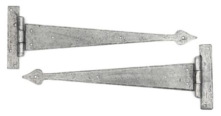 Pewter 15" Arrow Head T Hinge (pair) | 33791 - Image 3