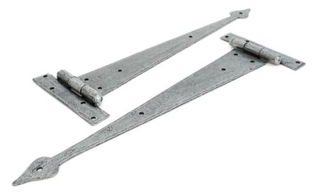 Pewter 15" Arrow Head T Hinge (pair) | 33791 - Image 4