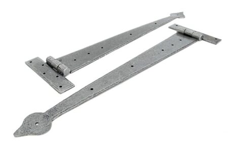 From the Anvil Arrow Head T Hinge (pair) - Pewter Patina - Image 4