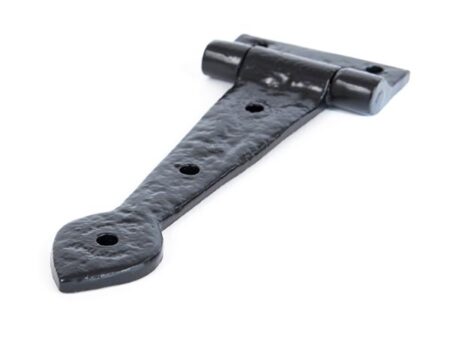 Black Textured 6" Cast T Hinge (pair) | 33884 - Image 4