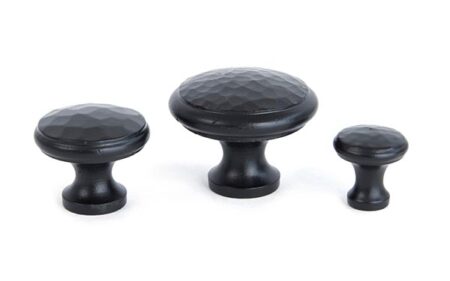 Black Hammered Cabinet Knob - Large | 33993 - Image 3