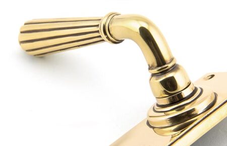 Aged Brass Hinton Lever Latch Set | 45311 - Image 4