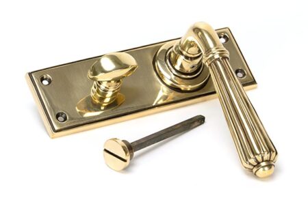 From the Anvil Aged Brass Hinton Lever Bathroom Set - Image 4