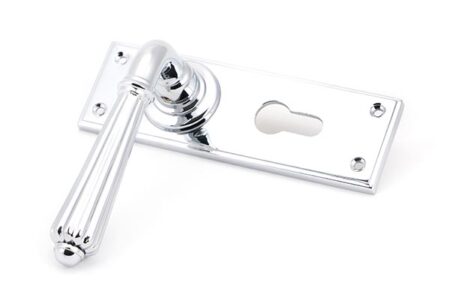 Polished Chrome Hinton Lever Euro Lock Set | 45319 - Image 4