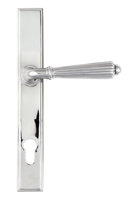 Polished Chrome Hinton Slimline Lever Espag. Lock Set | 45320 - Image 3