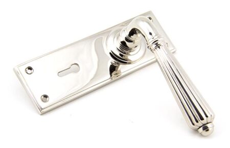 Polished Nickel Hinton Lever Lock Set | 45322 - Image 3
