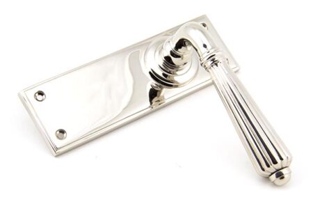 Polished Nickel Hinton Lever Latch Set | 45323 - Image 3
