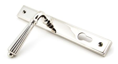 Polished Nickel Hinton Slimline Lever Espag. Lock Set | 45326 - Image 4