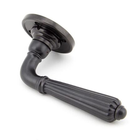 Aged Bronze Hinton Lever on Rose Set | 45327 - Image 3