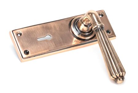 Polished Bronze Hinton Lever Lock Set | 45334 - Image 3