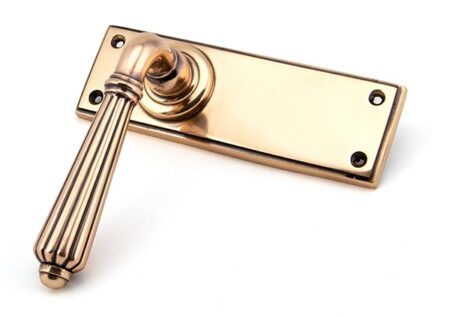 Polished Bronze Hinton Lever Latch Set | 45335 - Image 3