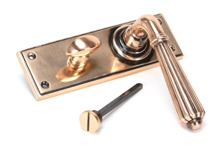 Polished Bronze Hinton Lever Bathroom Set | 45336 - Image 4