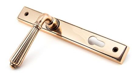Polished Bronze Hinton Slimline Lever Espag. Lock Set | 45338 - Image 4