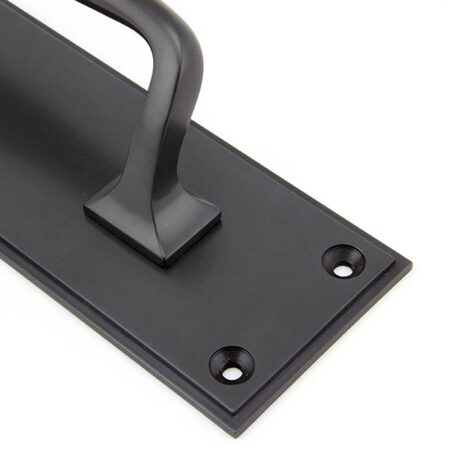 Aged Bronze 300mm Art Deco Pull Handle on Backplate | 45382 - Image 4